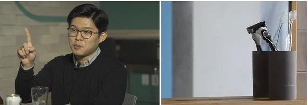 레이지소사이어티 김정환 대표(왼쪽)와 제품 이미지 /레이지소사이어티 제공