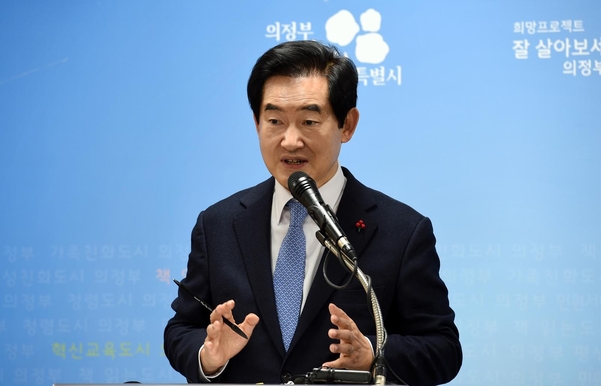 안병용 경기 의정부시장은 7일 신년 기자회견을 갖고 “올해는 앞으로 의정부 100년을 책임질 굵직한 사업들이 추진된다. 이에 대한 지속적 관심을 가져달라”고 말했다. /의정부시 제공