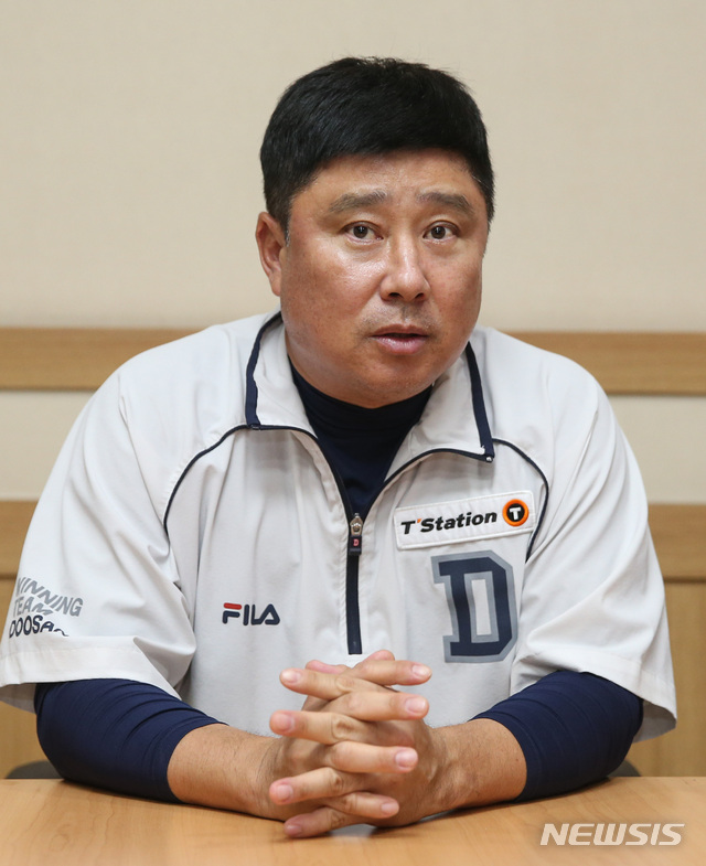 두산 김태형 감독 인터뷰