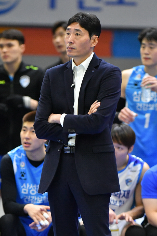 삼성화재 신진식 감독. 사진제공=KOVO