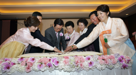 2011년 10월30일 신격호 롯데명예회장 구순연./롯데그룹 제공