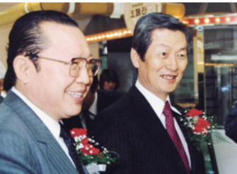 롯데쇼핑 소공동 본점 확장 개관식에 참석한 신격호 롯데명예회장. 연도 미상. /롯데그룹 제공