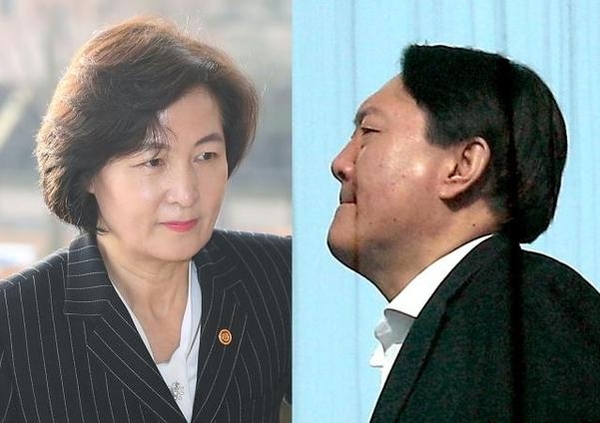 "참모 남겨달라"던 윤석열 요구, 추미애가 뭉갰다 - 조선닷컴 - 사회 > 법조