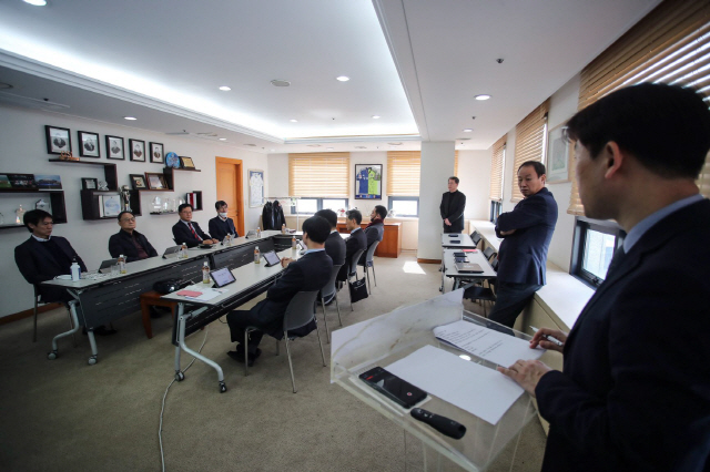 K리그 긴급 이사회 모습 사진제공=프로축구연맹