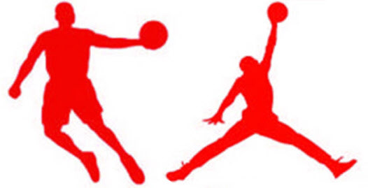왼쪽은 중국 스포츠 의류 회사‘차오단스포츠’의 로고. 오른쪽은 이 업체가 농구선수 마이클 조던의 실루엣을 본따 만든 로고.