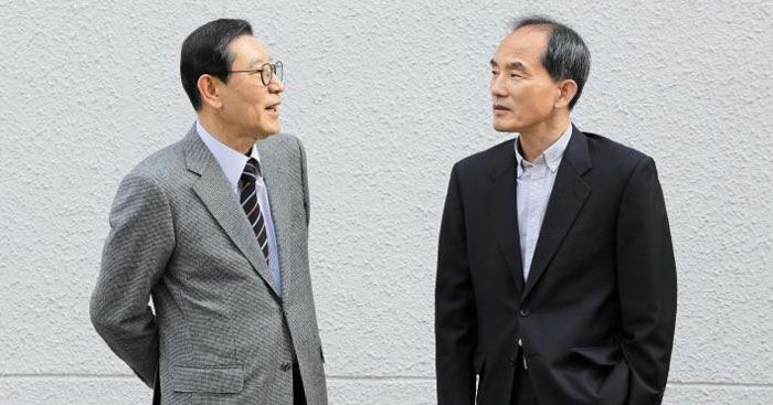 전병민 前 청와대 정책수석(왼쪽)