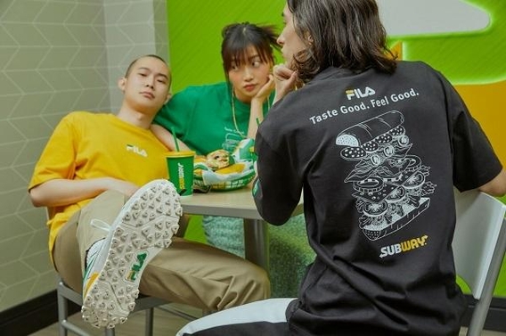 써브웨이X휠라 콜라보 컬렉션./ 써브웨이 제공