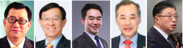 왼쪽부터 김영식 삼일회계법인 회장, 정민근 딜로이트안진 부회장, 채이배 민생당 의원, 최종만 신한회계법인 대표, 황인태 중앙대 경영학과 교수/ 조선일보DB