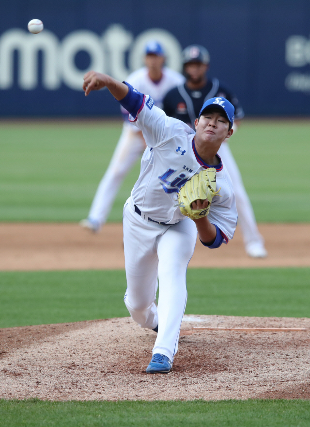 '2020 신한은행 SOL KBO 리그' 삼성-두산 삼성 투수 황동재 대구 삼성 라이온즈 파크 2020년 5월 23일 사진제공=삼성라이온즈
