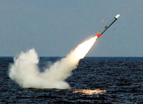 핵탄두 장착 토마호크 순항(크루즈)미사일. 