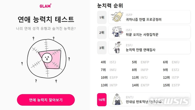 (첨부용)연애 능력치 테스트