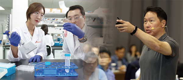SK바이오팜이 개발한 혁신 신약 두 종이 미국 식품의약국(FDA) 승인을 받은 배경에는 최태원 SK그룹 회장의 든든한 지지가 있었다. / SK