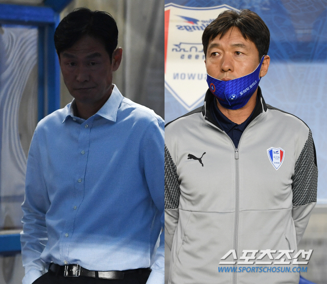 단두대 매치가 된 양팀 감독의 표정은 비장했다.