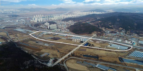 KTX세종역 신설 후보지로 거론되는 세종시 금남면 발산리 일원. /세종시