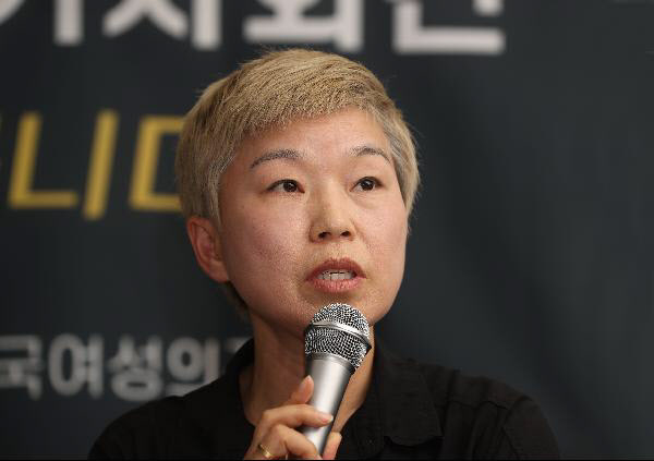 '박원순 전 서울시장 성추행 의혹'에서 피해자 측 변호를 맡은 김재련 법무법인 온세상 변호사. /이태경 기자