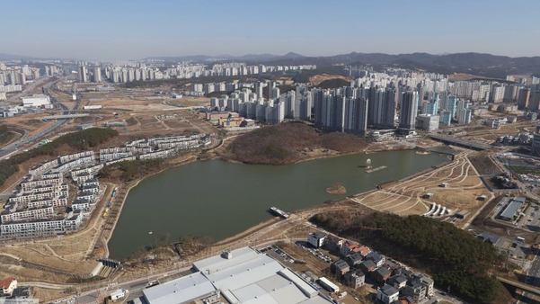 경기 화성시 동탄호수공원 전경. /연합뉴스