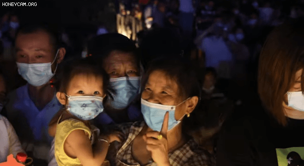 우한에서 열린 대규모 맥주축제/CGTV 캡처