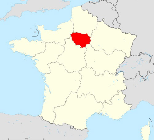 파리 및 교외를 말하는 일-드-프랑스 지역/위키피디아
