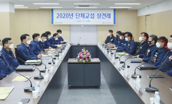 Labor-Management of Hyundai Heavy Industries drew up a provisional agreement for the 2019-2020 labor union