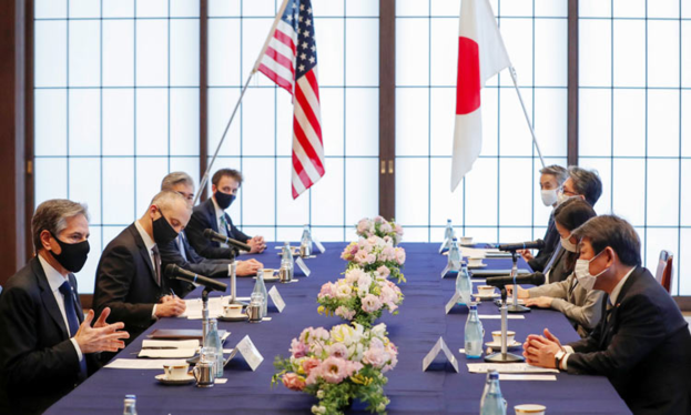 US-Japan direct hit in China during 2+2 talks… “to stop coercive acts”