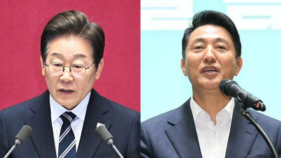 [땅집고] 이재명 대통령(왼쪽)과 오세훈 서울시장./대통령실통신사진기자단, 서울시