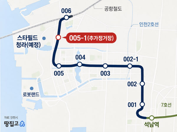 [땅집고] 7호선 연장 노선도. /땅집고DB
