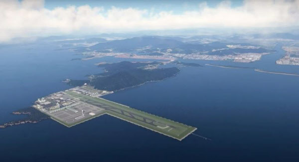 [땅집고] 가덕도 신공항 조감도. /부산시