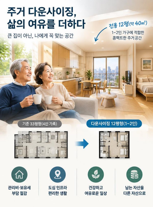 [땅집고] 주거 다운사이징 개념. /AI생성형 이미지