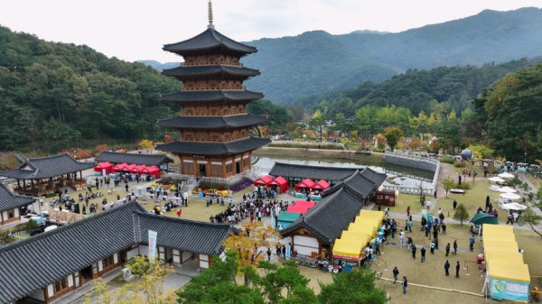 [땅집고] 사명대사공원에서 열린 김천김밥축제를 방문한 관광객들. /김천시