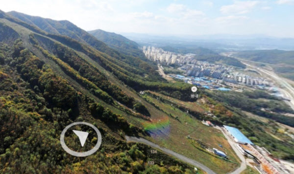 [땅집고] 과거 서울리조트가 들어서있던 산자락 모습. /온라인 커뮤니티